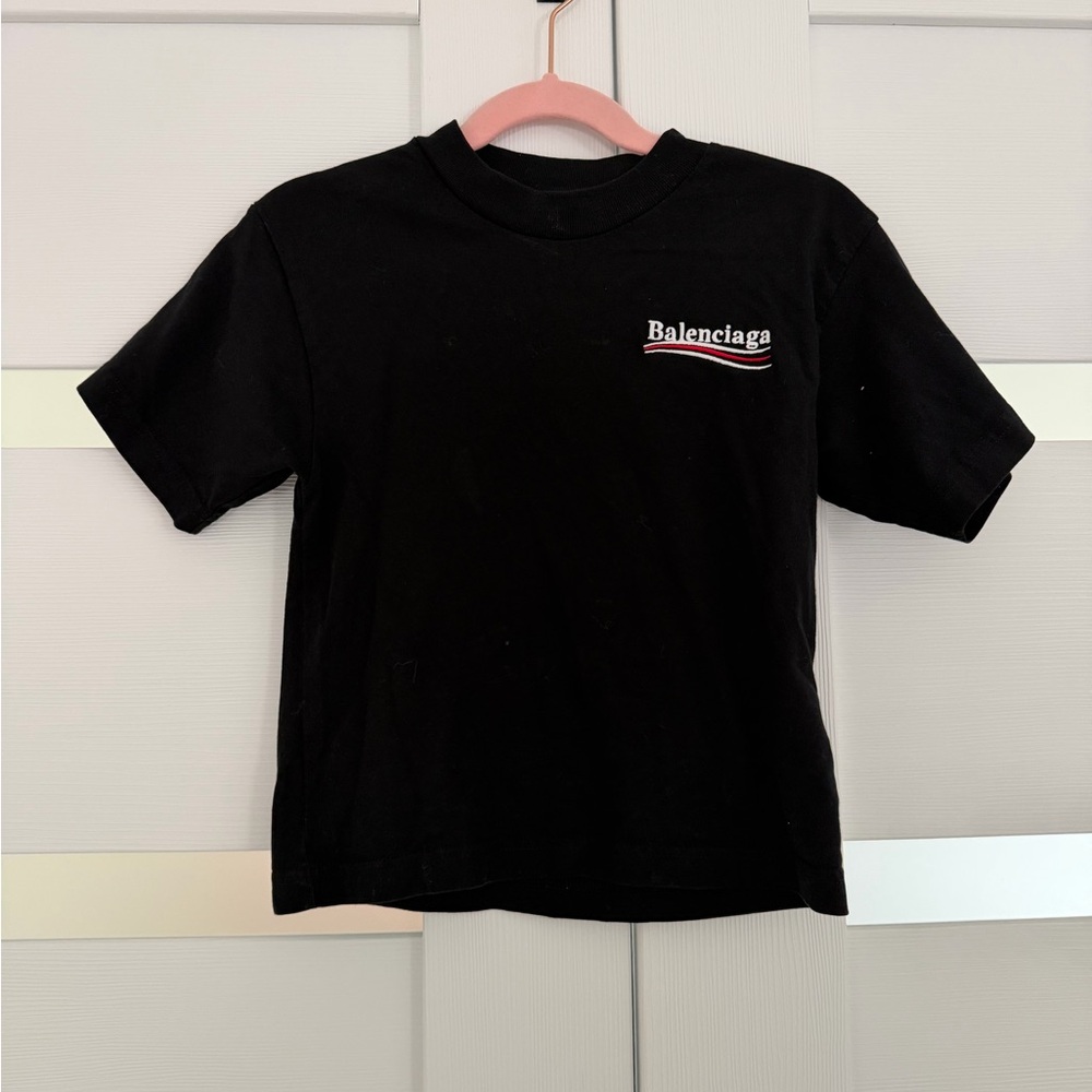 Balenciaga Kids Black T-Shirt